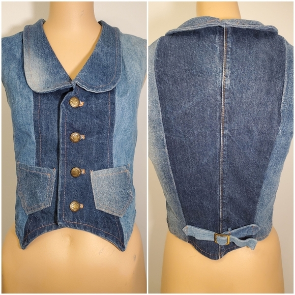 Levi's Tops - 🔔Host Pick🔔 Vintage Levi & Mixed Denim Handmade Vest
